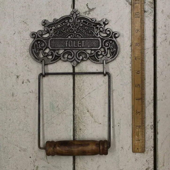 Fancy Cast Iron Toilet Roll Holder