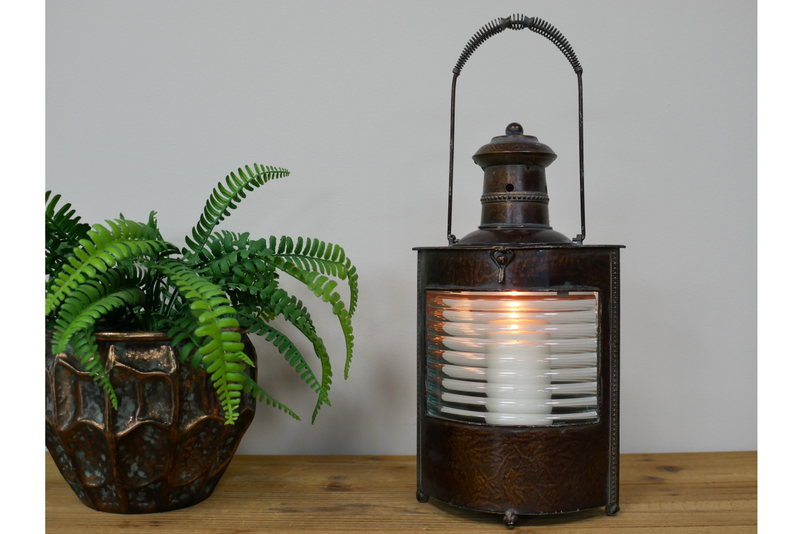 Brown Burnished Lantern