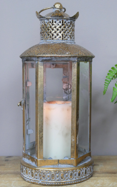 Petite Ornate Candle Lantern