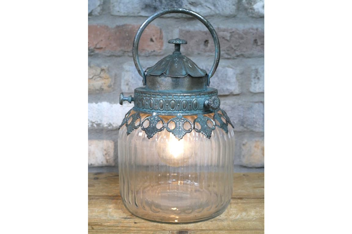 Petite Oxidised Jar Light