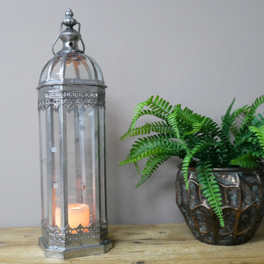 Square Based Candle Lantern