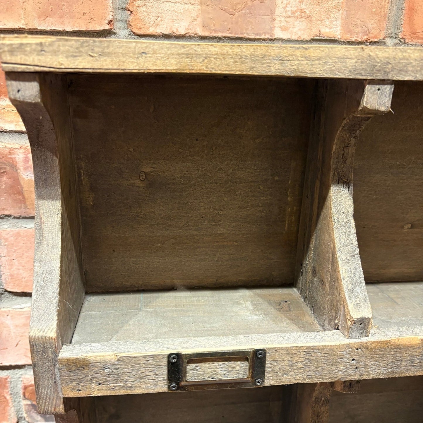 Large Chunky Vintage Pigeon Hole Wall Unit
