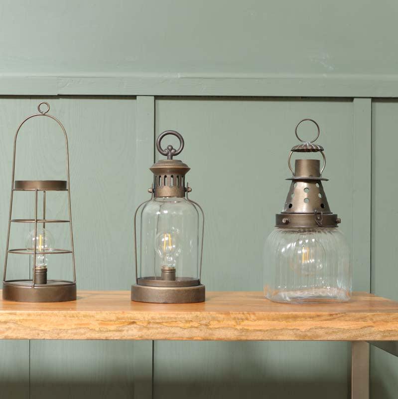 Industrial Vintage Kettlebell Lamp