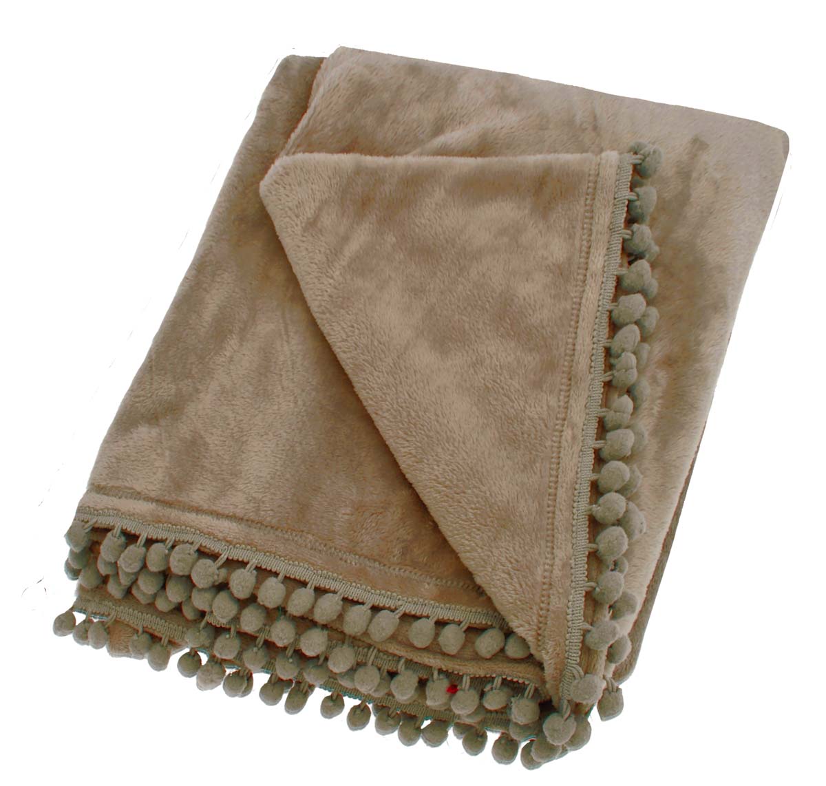Cashmere Touch Fleece Throw - Earth Brown