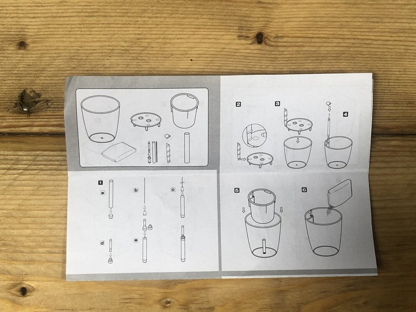 Giant Self Watering Planters – Square - Coffee