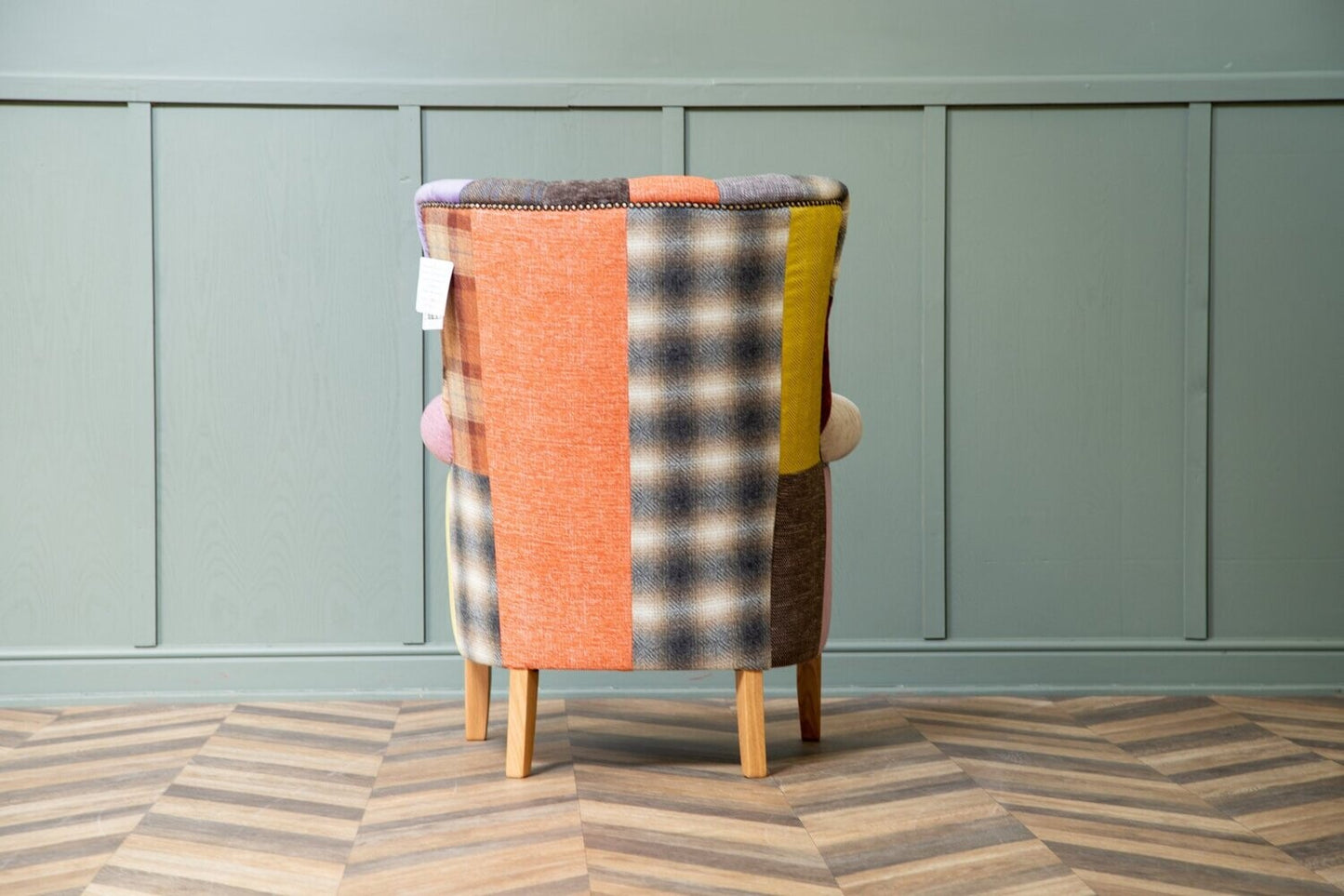 SALE - Technicolour Patchwork Armchair