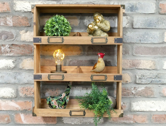 Heritage Fir Wood Wall Unit.