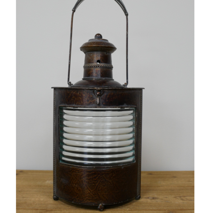 Brown Burnished Lantern