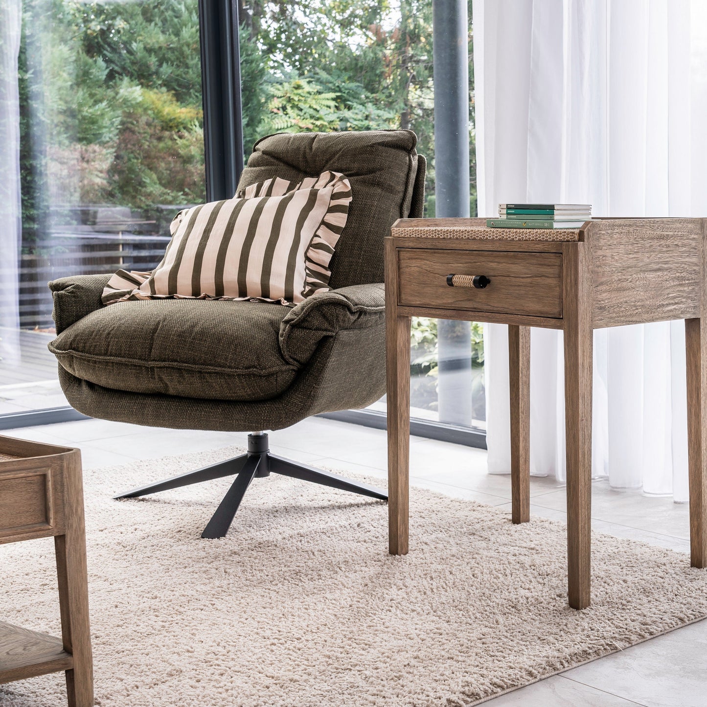 Padstow Olive Green Armchair