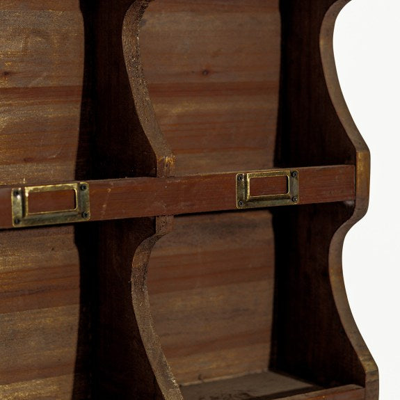 Large Chunky Vintage Pigeon Hole Wall Unit