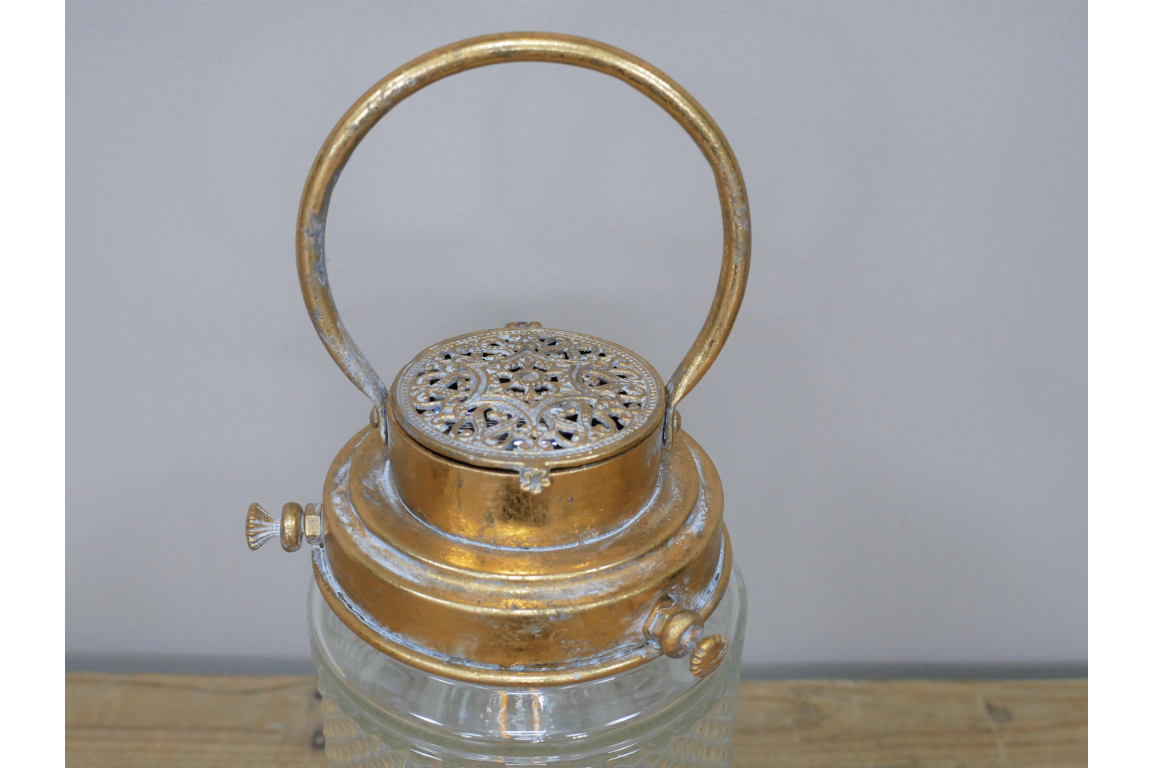 Ornate Glass Jar Light