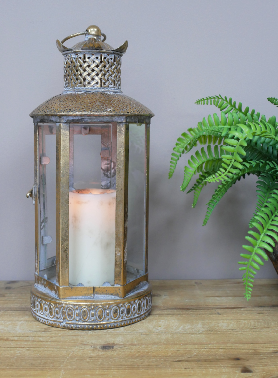 Petite Ornate Candle Lantern