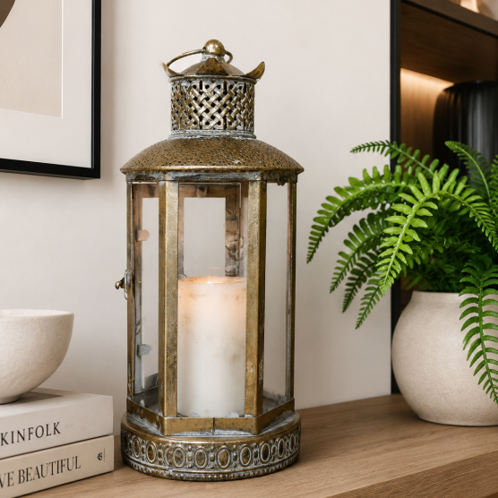 Petite Ornate Candle Lantern