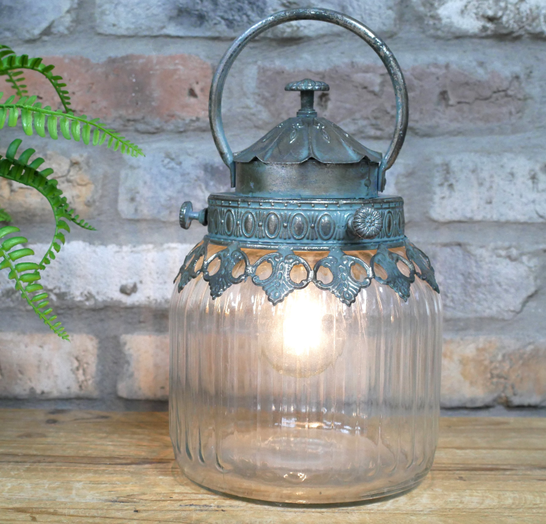 Petite Oxidised Jar Light