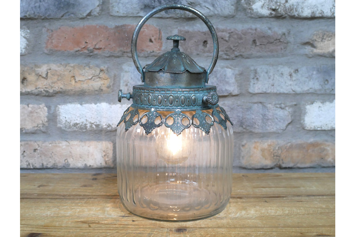 Petite Oxidised Jar Light