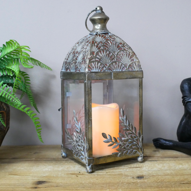 Metal Square Lantern- Small