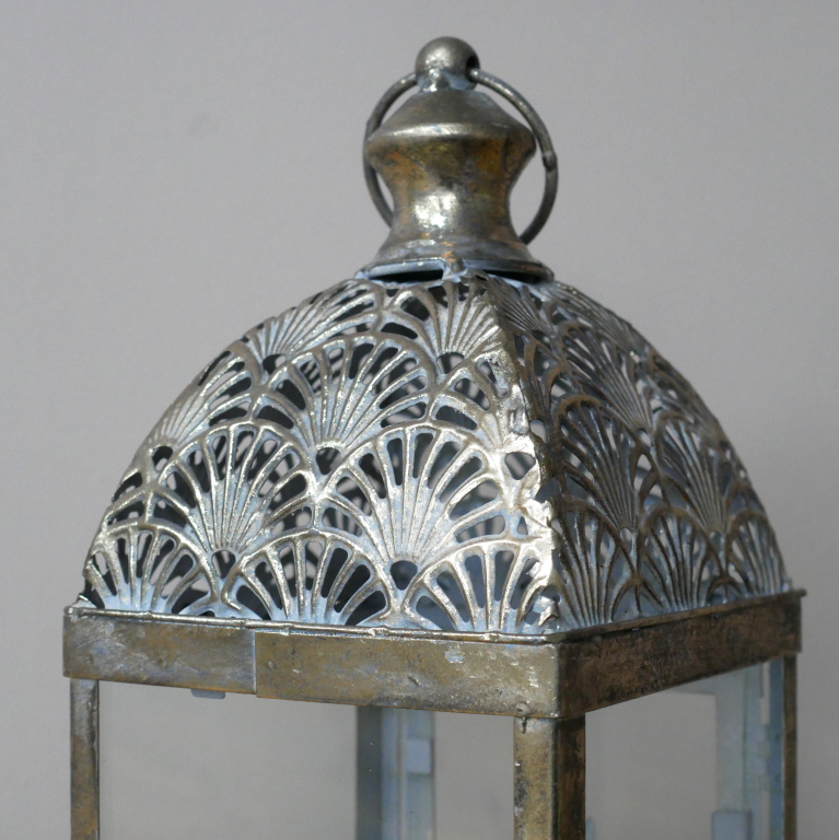 Metal Square Lantern- Small