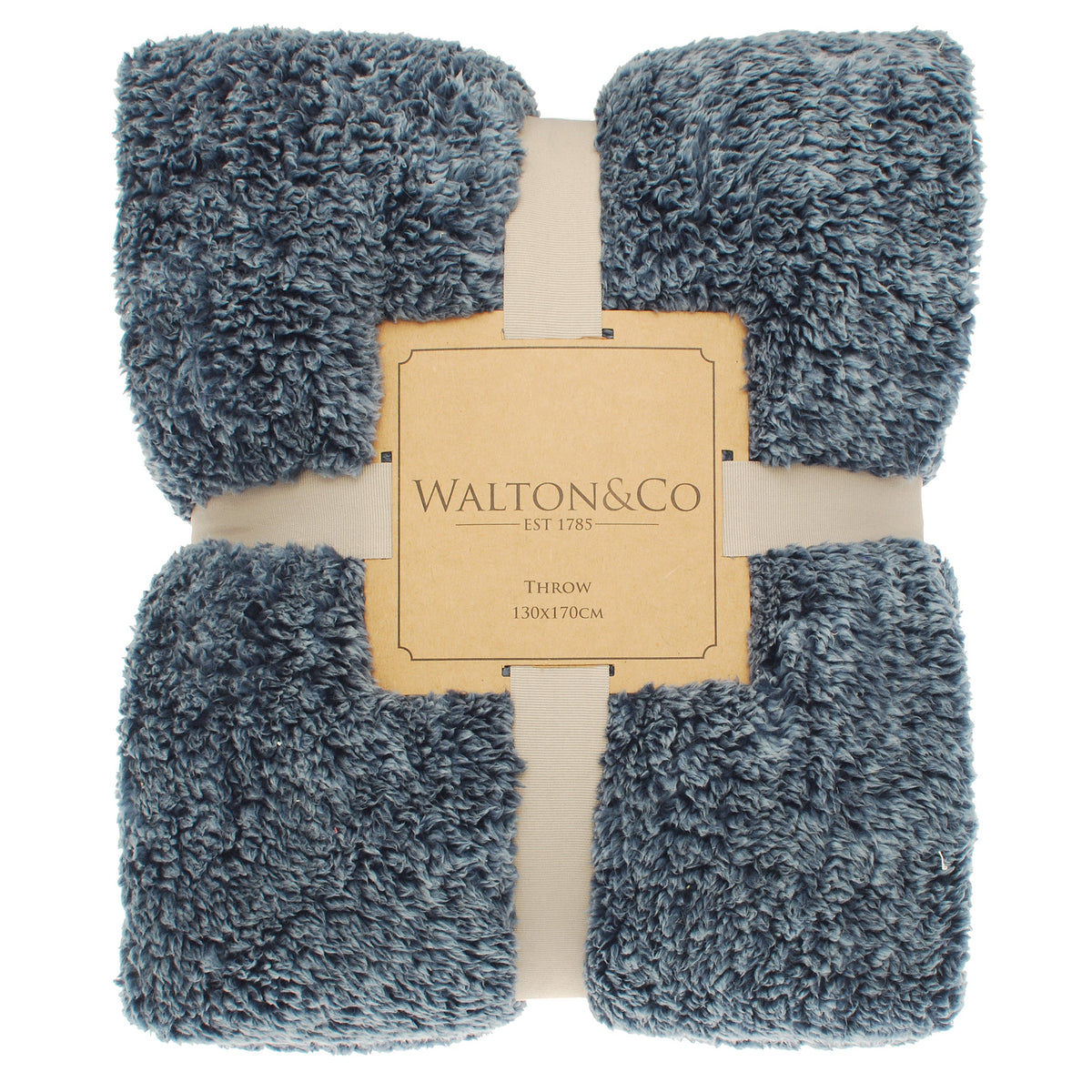 Cosy Cloud Throw - Slate Blue