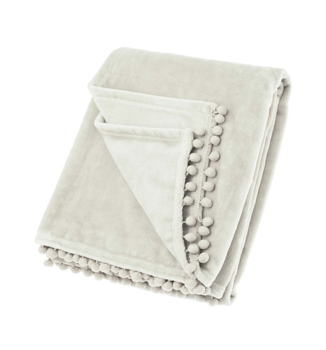 Cashmere Touch Fleece Throw - Olive