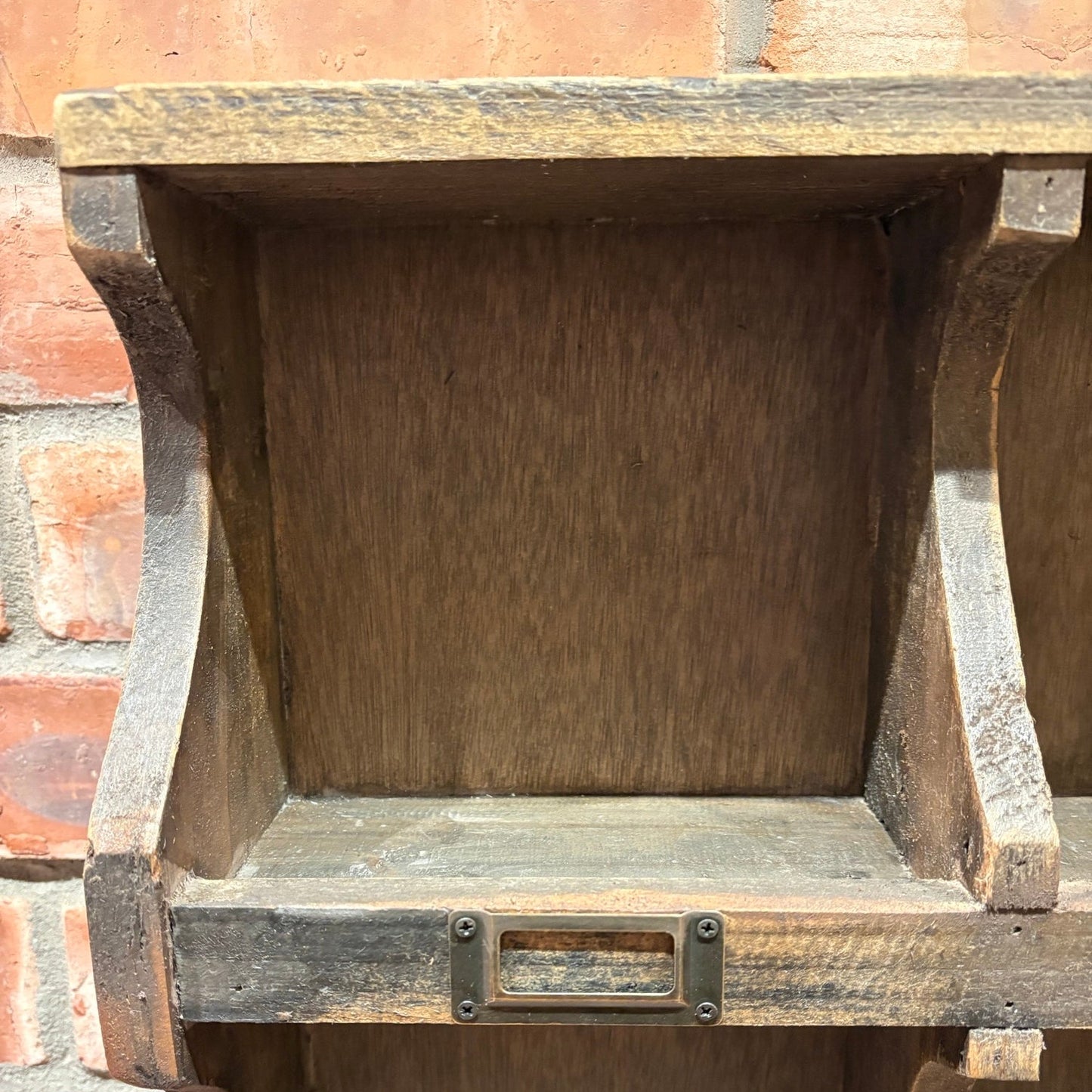 9 Hole Chunky Vintage Pigeon Hole Wall Unit