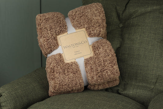 Cosy Cloud Throw - Pecan