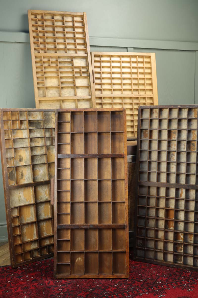 Original Printers Type Trays -  larger size