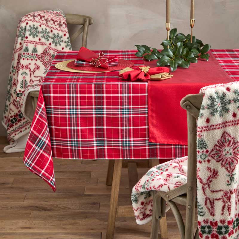 Scandi Reindeer Boucle Throw