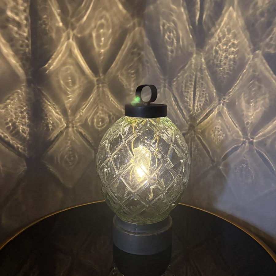 Pretty Pattern Oval Lamp