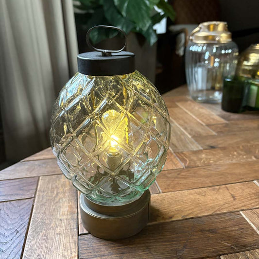 Pretty Pattern Oval Lamp