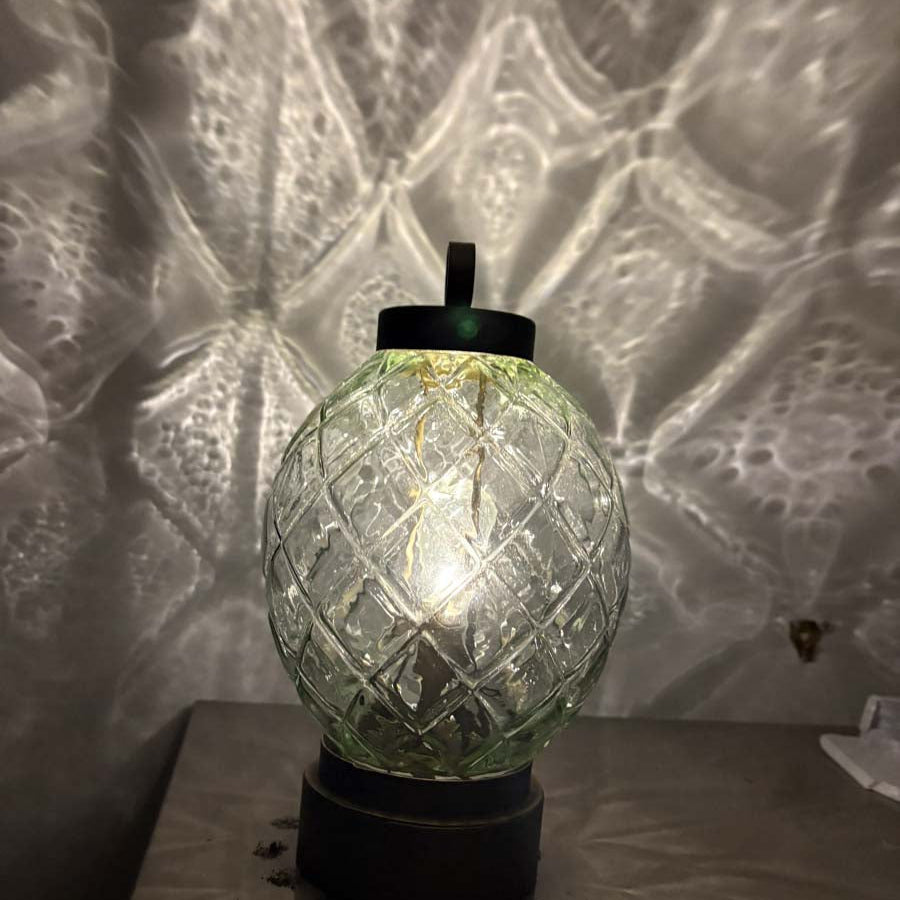 Pretty Pattern Oval Lamp