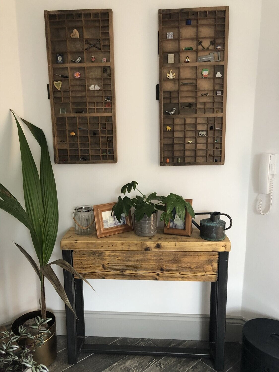 Original Printers Type Trays - 3 different sections