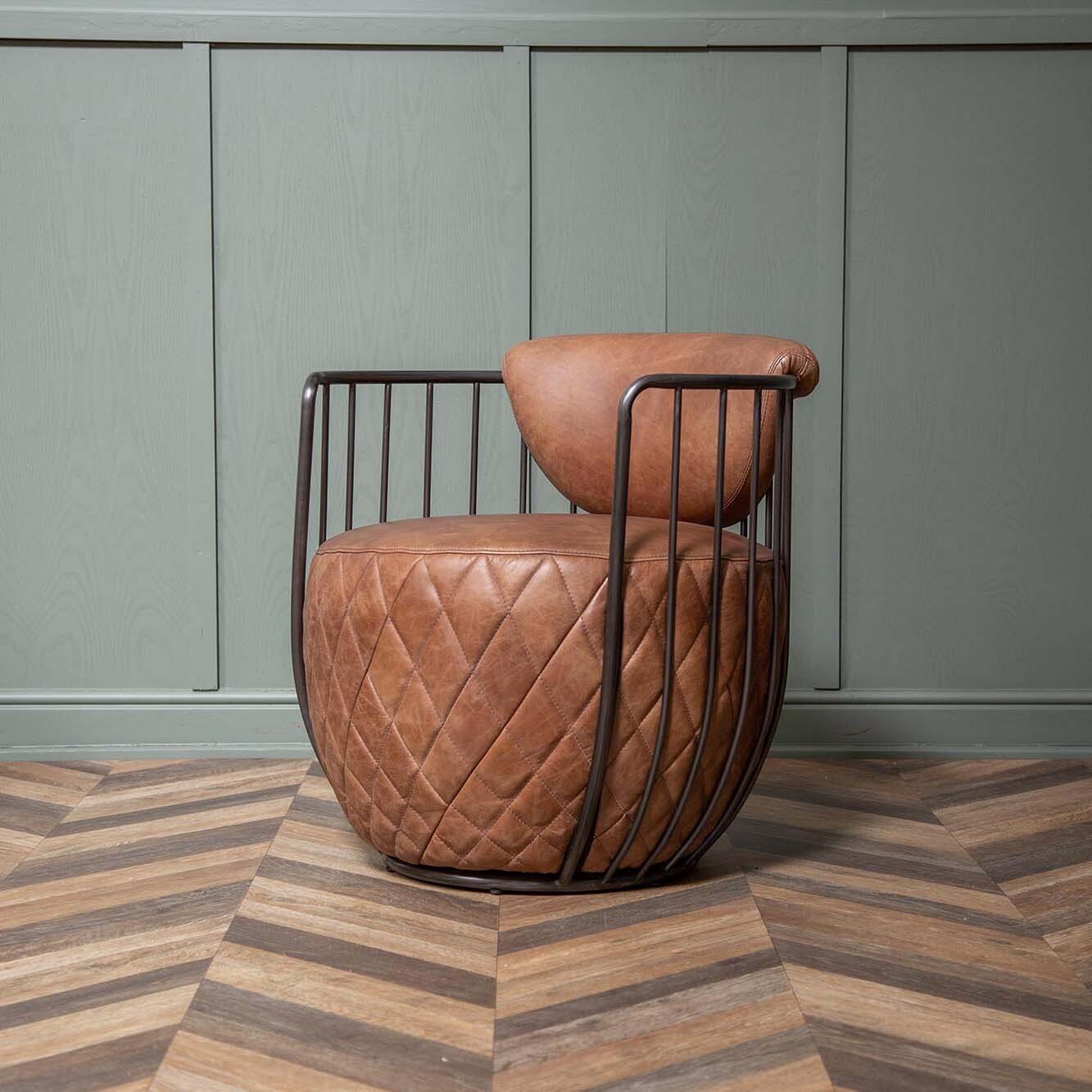 Leipzig Aviator Leather Armchair