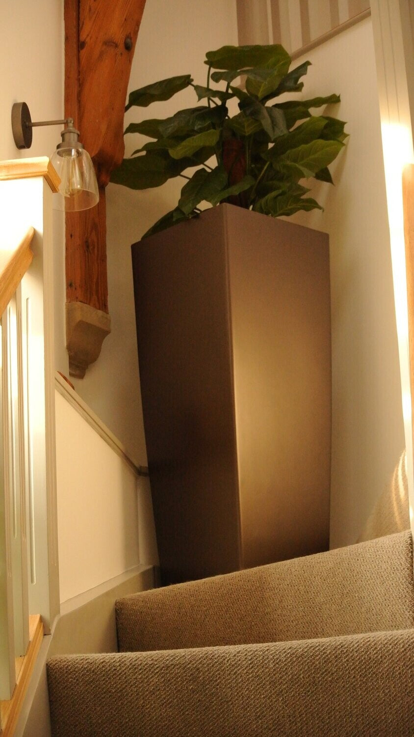 Giant Self Watering Planters – Square - Black
